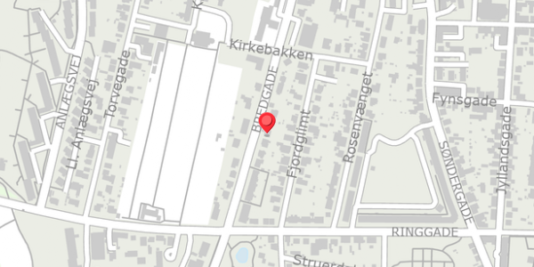Trafikstøjkort på Bredgade 37, . , 7600 Struer