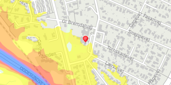 Trafikstøjkort på Bremdal Torv 4, . , 7600 Struer