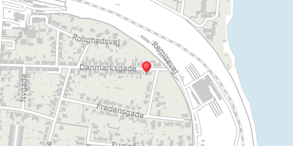 Trafikstøjkort på Danmarksgade 50, 7600 Struer