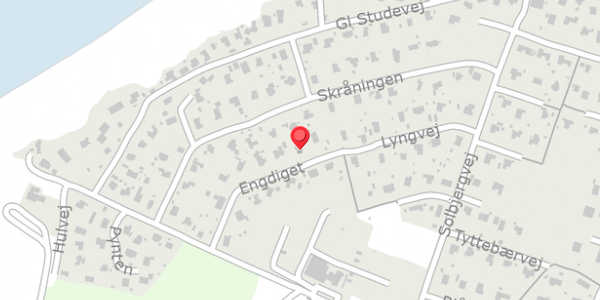 Trafikstøjkort på Engdiget 11, . , 7600 Struer