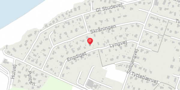 Trafikstøjkort på Engdiget 13, 7600 Struer