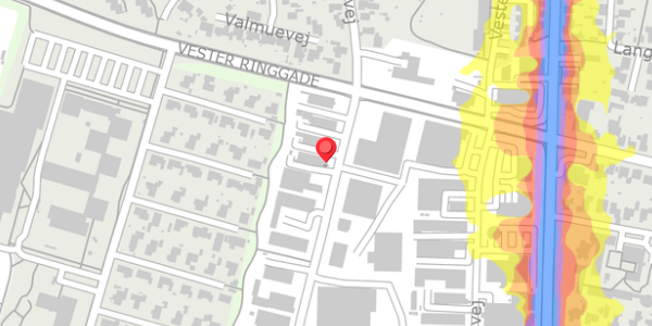 Trafikstøjkort på Fabriksvej 8, . , 7600 Struer