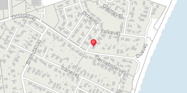 Trafikstøjkort på Falkevej 2, . , 7600 Struer