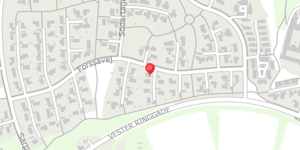 Trafikstøjkort på Forssavej 29, 7600 Struer