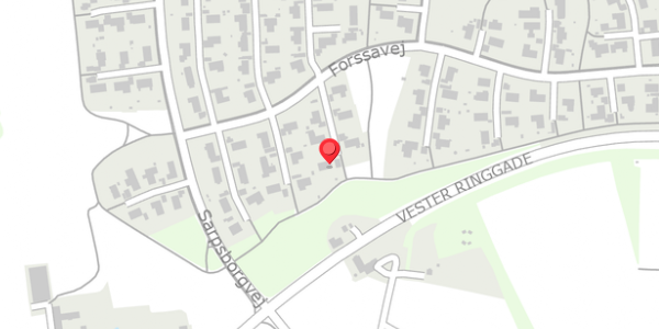 Trafikstøjkort på Forssavej 53, . , 7600 Struer