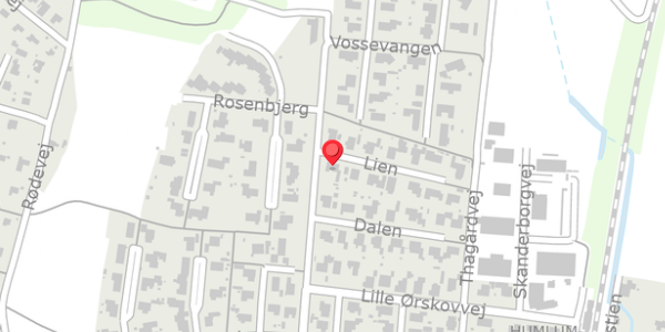 Trafikstøjkort på Lien 2, 7600 Struer
