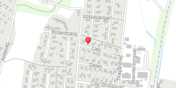 Trafikstøjkort på Lien 3, 7600 Struer