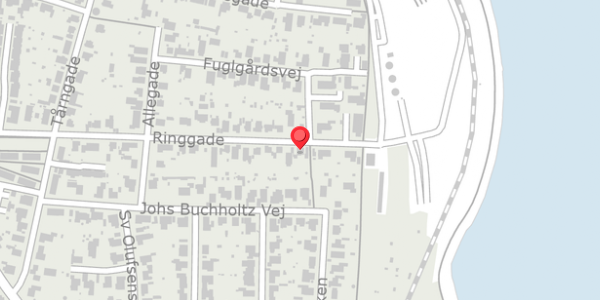 Trafikstøjkort på Ringgade 148, 7600 Struer