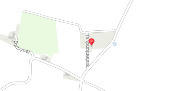 Trafikstøjkort på Sofienlundvej 14, 7560 Hjerm