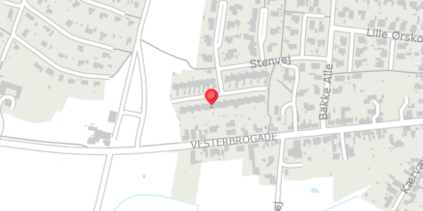 Trafikstøjkort på Stenvej 29, . , 7600 Struer
