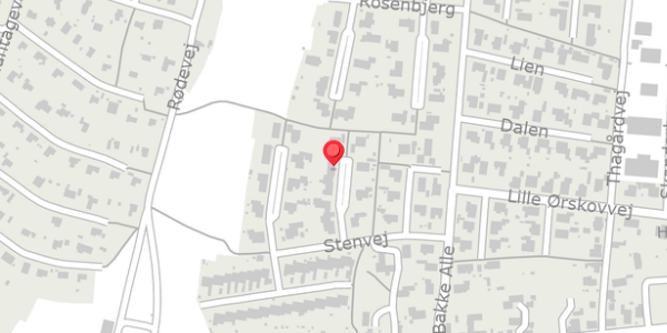 Trafikstøjkort på Stenvej 32, 7600 Struer