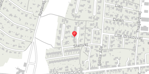 Trafikstøjkort på Stenvej 36, . , 7600 Struer