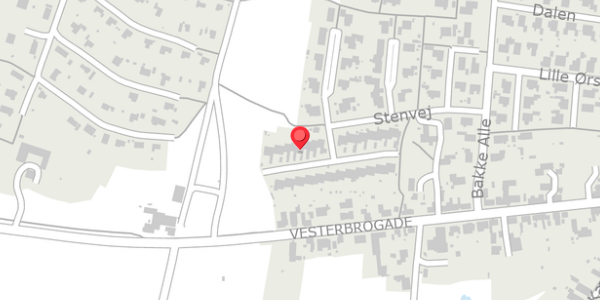 Trafikstøjkort på Stenvej 47, . , 7600 Struer