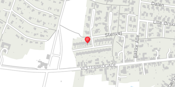 Trafikstøjkort på Stenvej 51, . , 7600 Struer