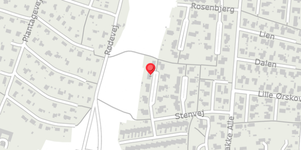 Trafikstøjkort på Stenvej 52, 7600 Struer