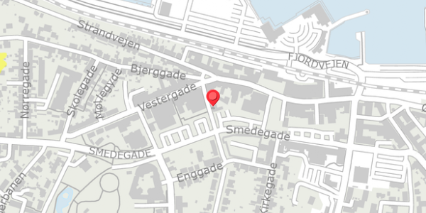 Trafikstøjkort på Torvegade 1, 7600 Struer