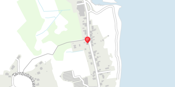 Trafikstøjkort på Tambogade 21, 7790 Thyholm