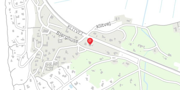 Trafikstøjkort på Bjerghuse 2, 6990 Ulfborg