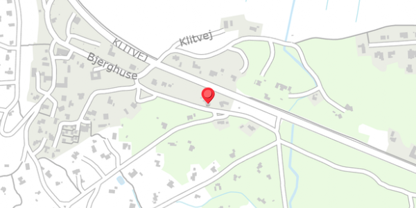 Trafikstøjkort på Bjerghuse 3, 6990 Ulfborg