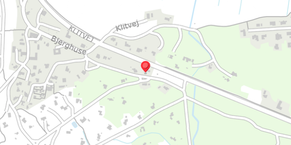 Trafikstøjkort på Bjerghuse 4, 6990 Ulfborg