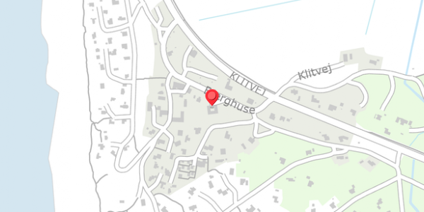 Trafikstøjkort på Bjerghuse 11, 6990 Ulfborg