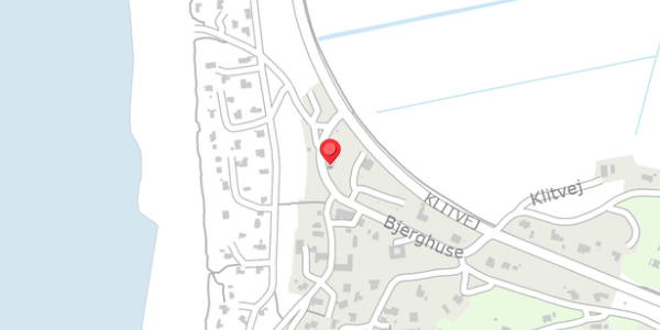 Trafikstøjkort på Bjerghuse 14A, 6990 Ulfborg