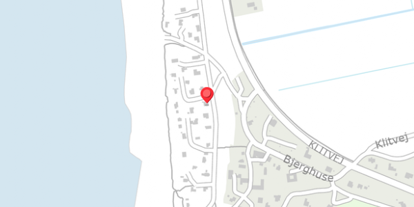Trafikstøjkort på Bjerghuse 34, 6990 Ulfborg