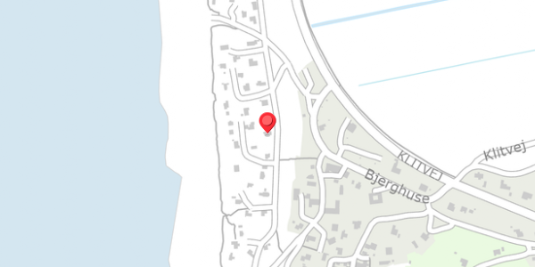 Trafikstøjkort på Bjerghuse 36, 6990 Ulfborg