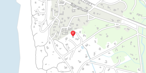 Trafikstøjkort på Bjerghuse 89, 6990 Ulfborg