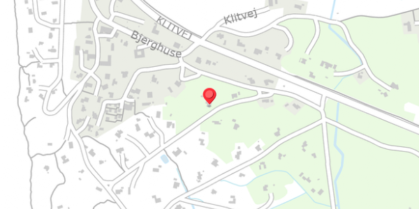 Trafikstøjkort på Bjerghuse 92, 6990 Ulfborg