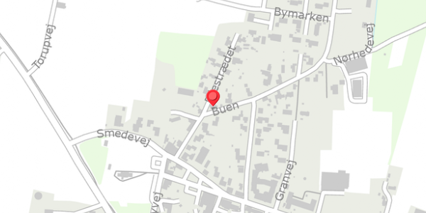 Trafikstøjkort på Buen 11, . , 6990 Ulfborg