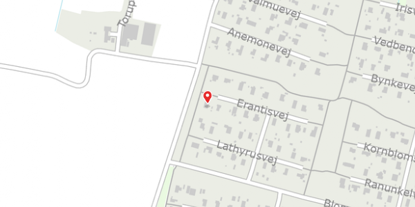 Trafikstøjkort på Erantisvej 321, 6990 Ulfborg