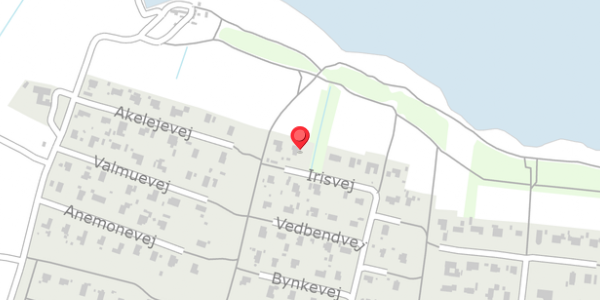 Trafikstøjkort på Irisvej 387, 6990 Ulfborg