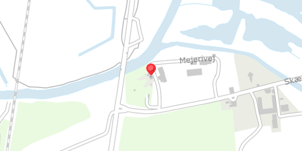 Trafikstøjkort på Mejerivej 1, . , 7570 Vemb