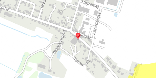 Trafikstøjkort på Algade 21, . , 6971 Spjald