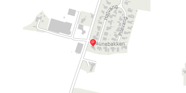 Trafikstøjkort på Baunebakken 2, 7830 Vinderup