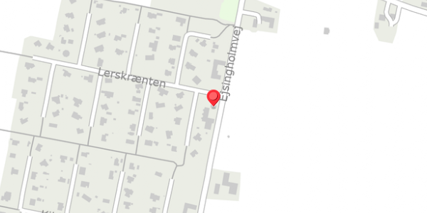 Trafikstøjkort på Ejsingholmvej 21, 7830 Vinderup