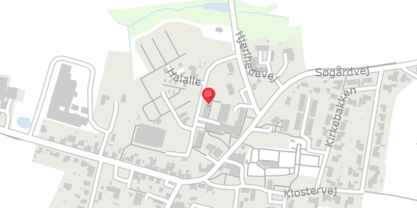 Trafikstøjkort på Halalle 7, 7830 Vinderup