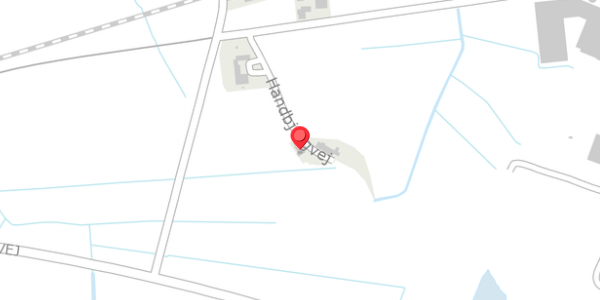 Trafikstøjkort på Handbjergvej 21, 7830 Vinderup