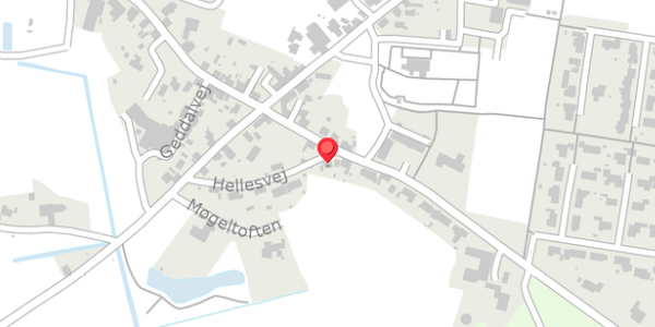 Trafikstøjkort på Hellesvej 12, 7830 Vinderup