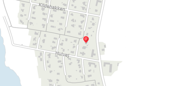 Trafikstøjkort på Hulvej 6, . , 7830 Vinderup