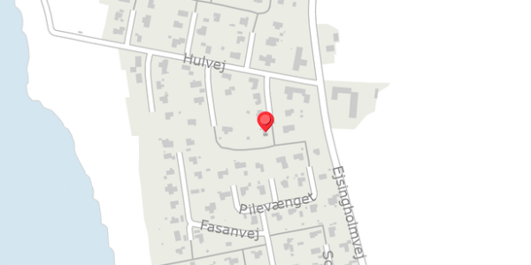 Trafikstøjkort på Hulvej 7, . , 7830 Vinderup