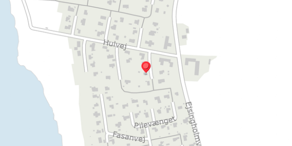 Trafikstøjkort på Hulvej 9, 7830 Vinderup