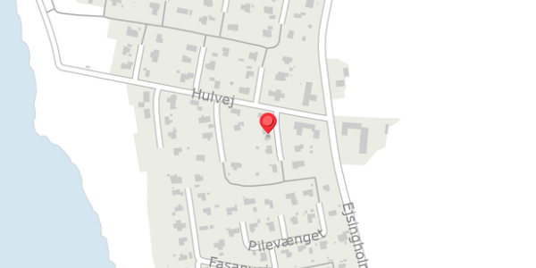 Trafikstøjkort på Hulvej 11, . , 7830 Vinderup