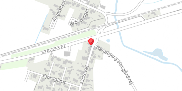 Trafikstøjkort på Kirkevej 2, 7830 Vinderup