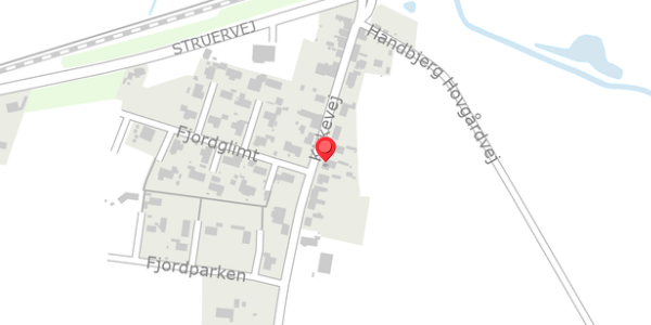Trafikstøjkort på Kirkevej 21, 7830 Vinderup