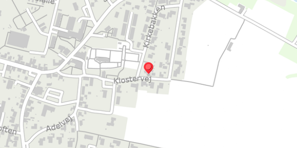 Trafikstøjkort på Klostervej 9, . , 7830 Vinderup
