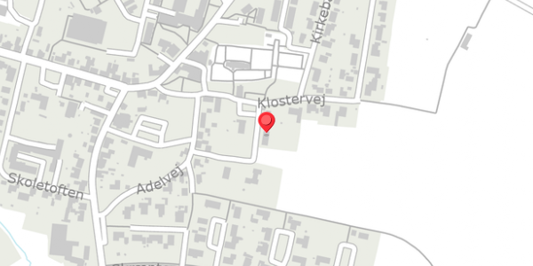 Trafikstøjkort på Klostervej 20, . , 7830 Vinderup