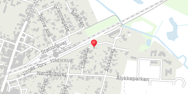 Trafikstøjkort på Lillegade 12, . , 7830 Vinderup