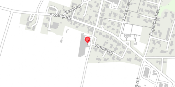 Trafikstøjkort på Skolegade 3A, 7830 Vinderup